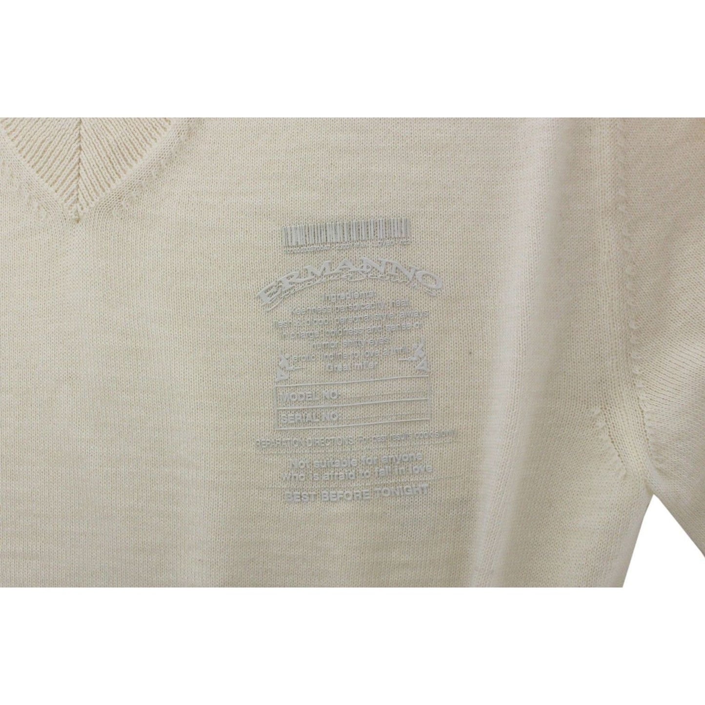 Ermanno Scervino Off-White V-Neck Wool Blend Pullover off-white-wool-blend-v-neck-pullover-sweater 37823-off-white-wool-blend-v-neck-pullover-sweater-5.jpg