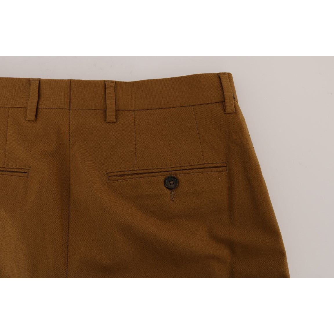 Dolce & Gabbana Elegant Brown Formal Trousers for Men brown-stretch-cotton-pants 448161-brown-stretch-cotton-pants-4.jpg