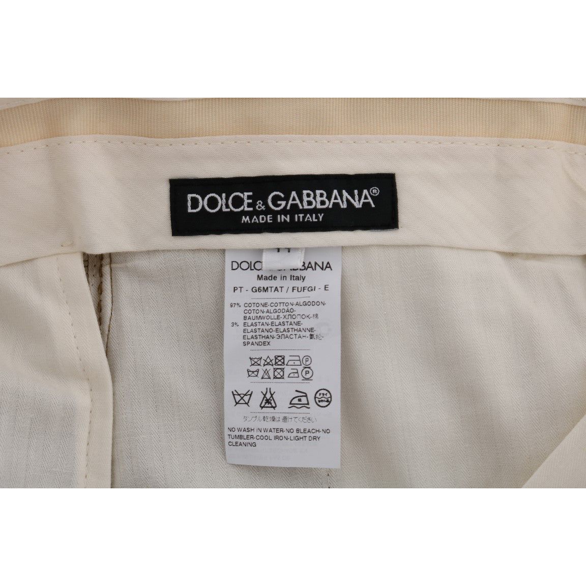 Dolce & Gabbana Elegant Brown Formal Trousers for Men brown-stretch-cotton-pants 448161-brown-stretch-cotton-pants-5.jpg