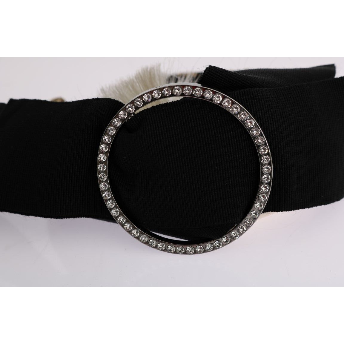 Dolce & Gabbana Elegant Crystal Diadem Headband Tiara black-crystal-white-diadem-headband 448757-black-crystal-white-diadem-headband-2-6.jpg