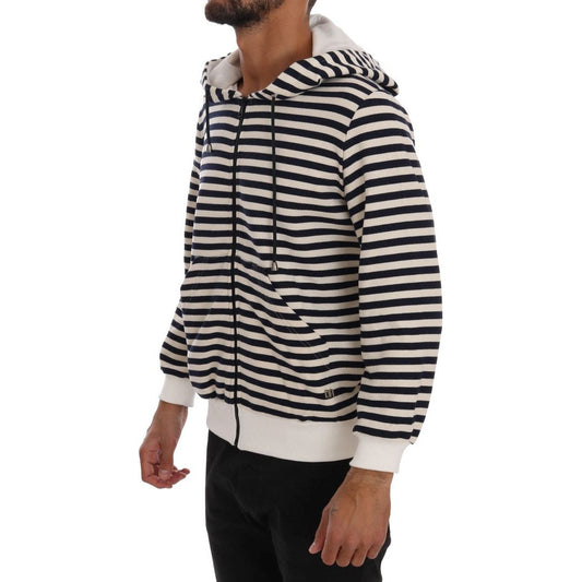 Daniele AlessandriniElegant Full Zip Hooded Striped SweaterMcRichard Designer Brands£119.00