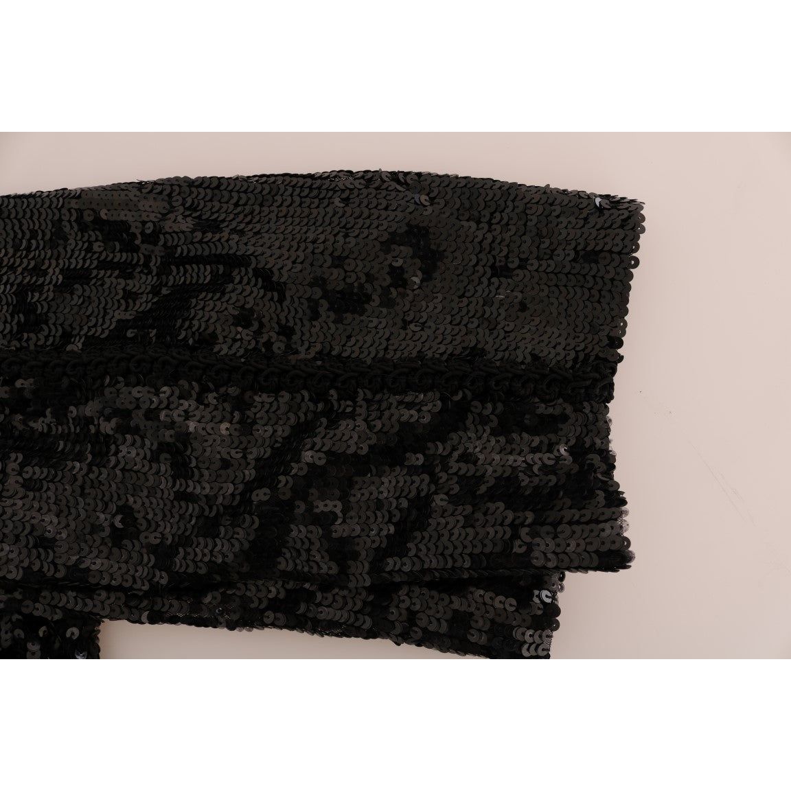 Dolce & Gabbana Elegant Bermuda Tailored Shorts black-sequined-fashion-shorts