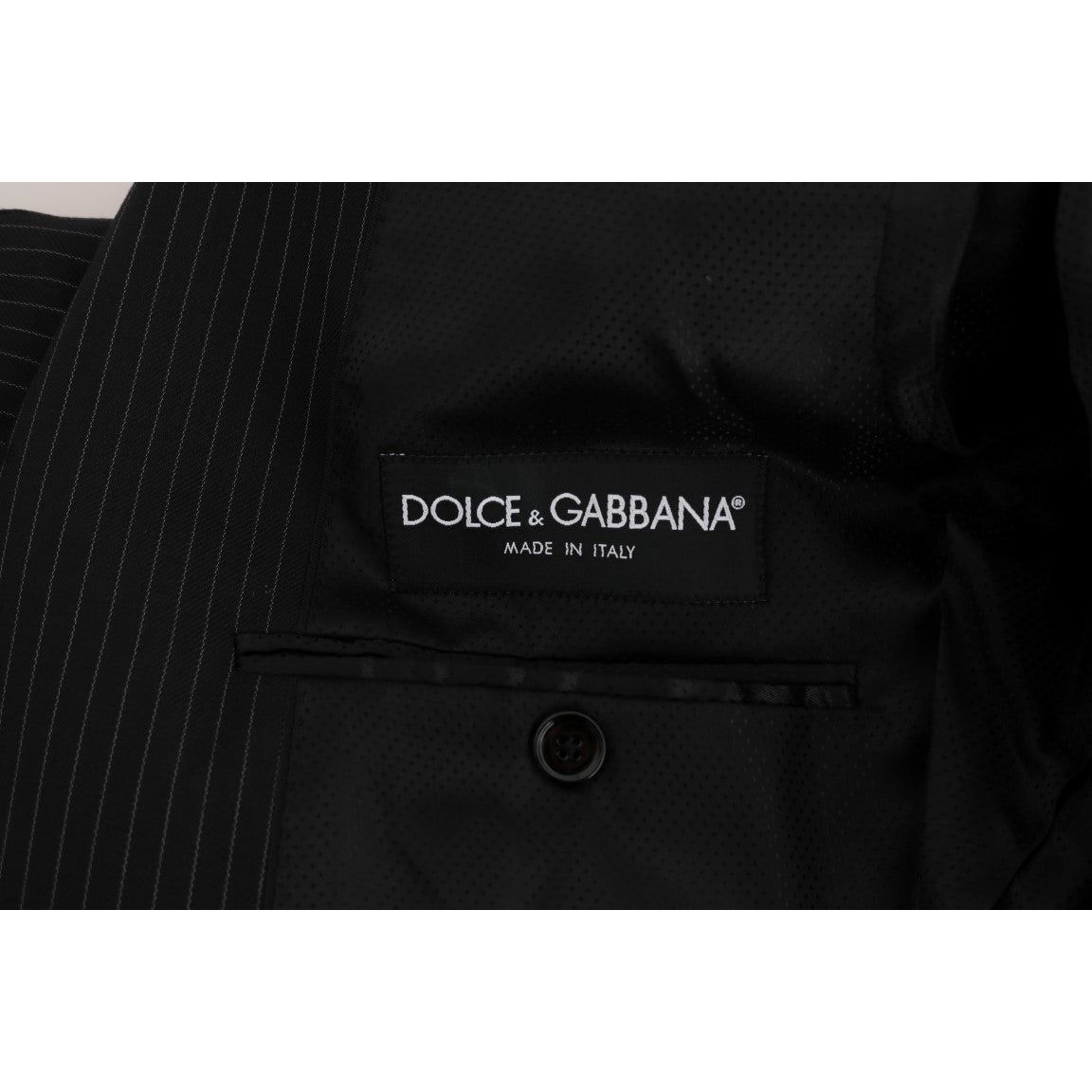 Dolce & Gabbana Elegant Gray Striped Wool Silk Men's 3-Piece Suit Suit gray-double-breasted-3-piece-suit 460447-gray-double-breasted-3-piece-suit-9.jpg