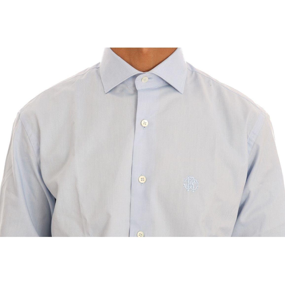 Cavalli Light Blue Cotton Dress Shirt light-blue-cotton-slim-fit-dress-shirt-2 461340-light-blue-cotton-slim-fit-dress-shirt-3-3.jpg