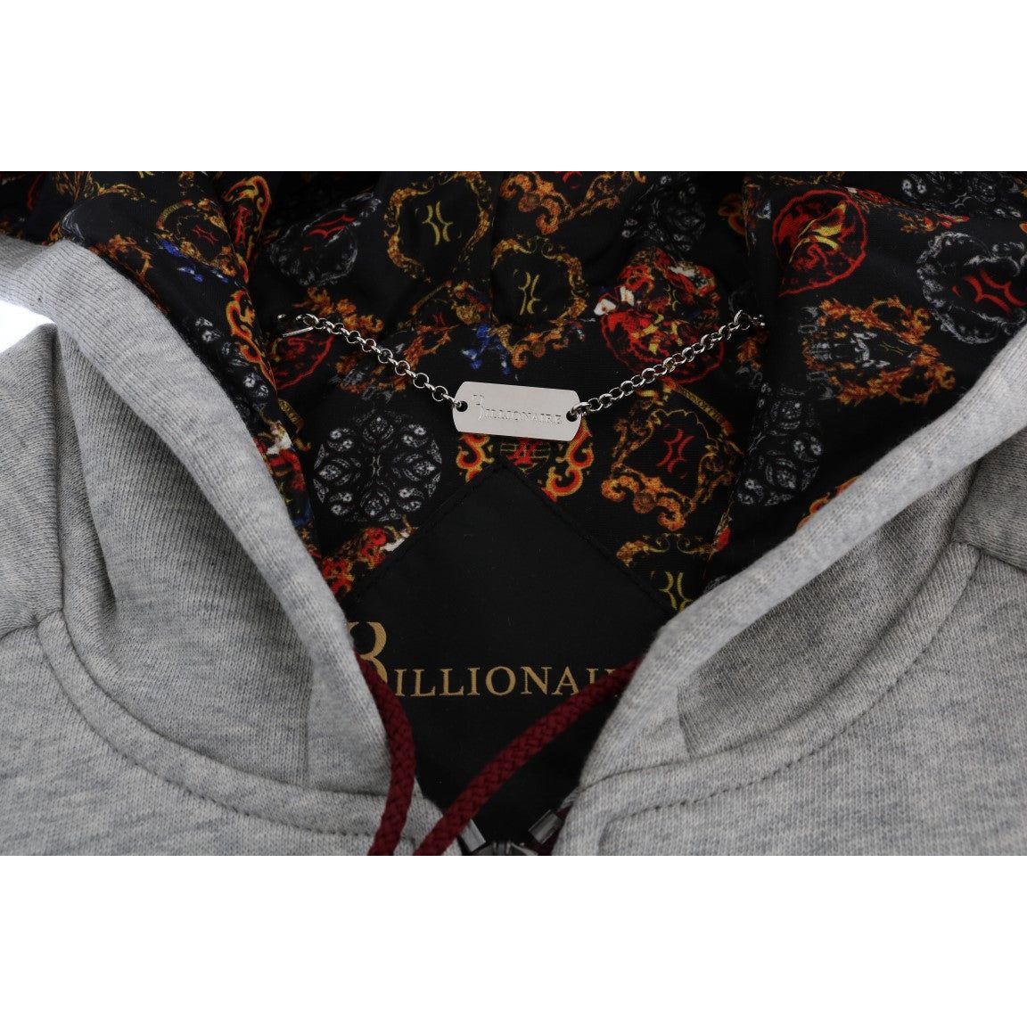 Billionaire Italian Couture Elegant Gray Cotton Sweatsuit Ensemble gray-cotton-hooded-sweatsuit-1 462429-gray-cotton-hooded-sweatsuit-2-7.jpg