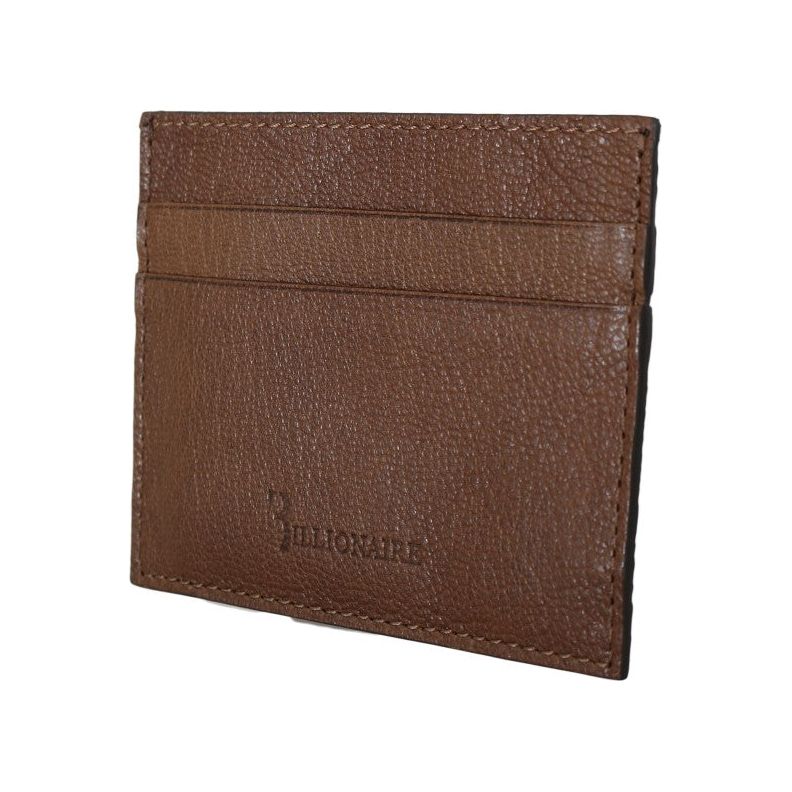 Billionaire Italian Couture Elegant Leather Men's Wallet in Brown brown-leather-cardholder-wallet Wallet 463442-brown-leather-cardholder-wallet.jpg