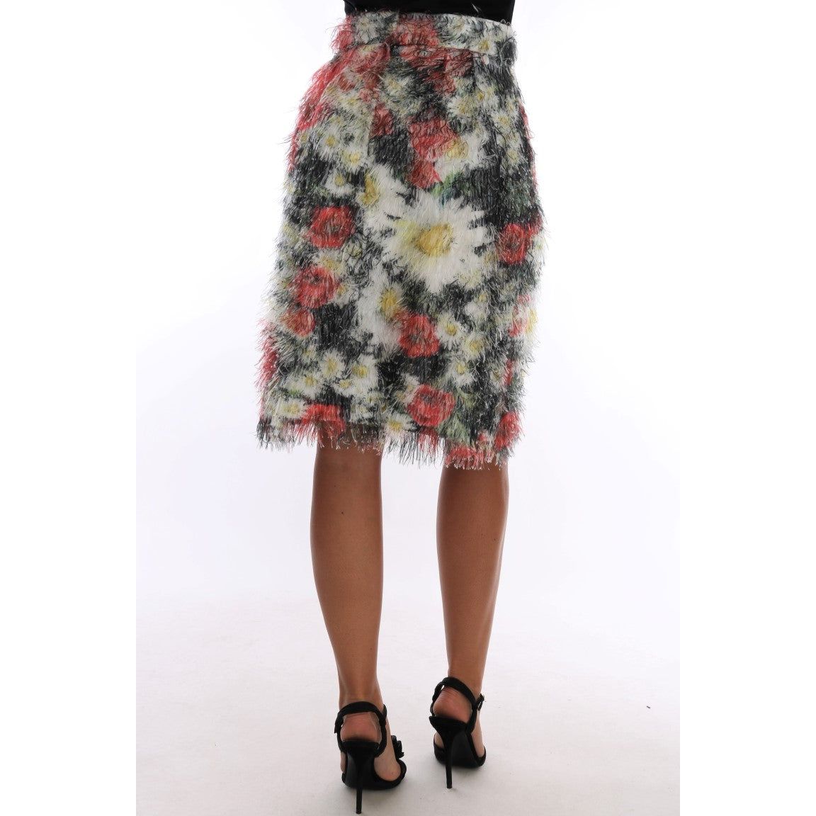 Dolce & Gabbana Floral Elegance Knee-Length Skirt floral-patterned-pencil-straight-skirt 464288-floral-patterned-pencil-straight-skirt-2.jpg