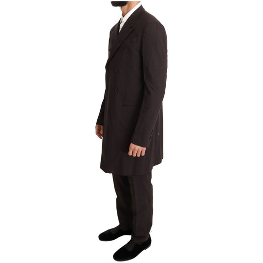 Dolce & Gabbana Elegant Bordeaux Double Breasted Suit Suit bordeaux-wool-stretch-long-3-piece-suit 464558-bordeaux-wool-stretch-long-3-piece-suit-1.jpg