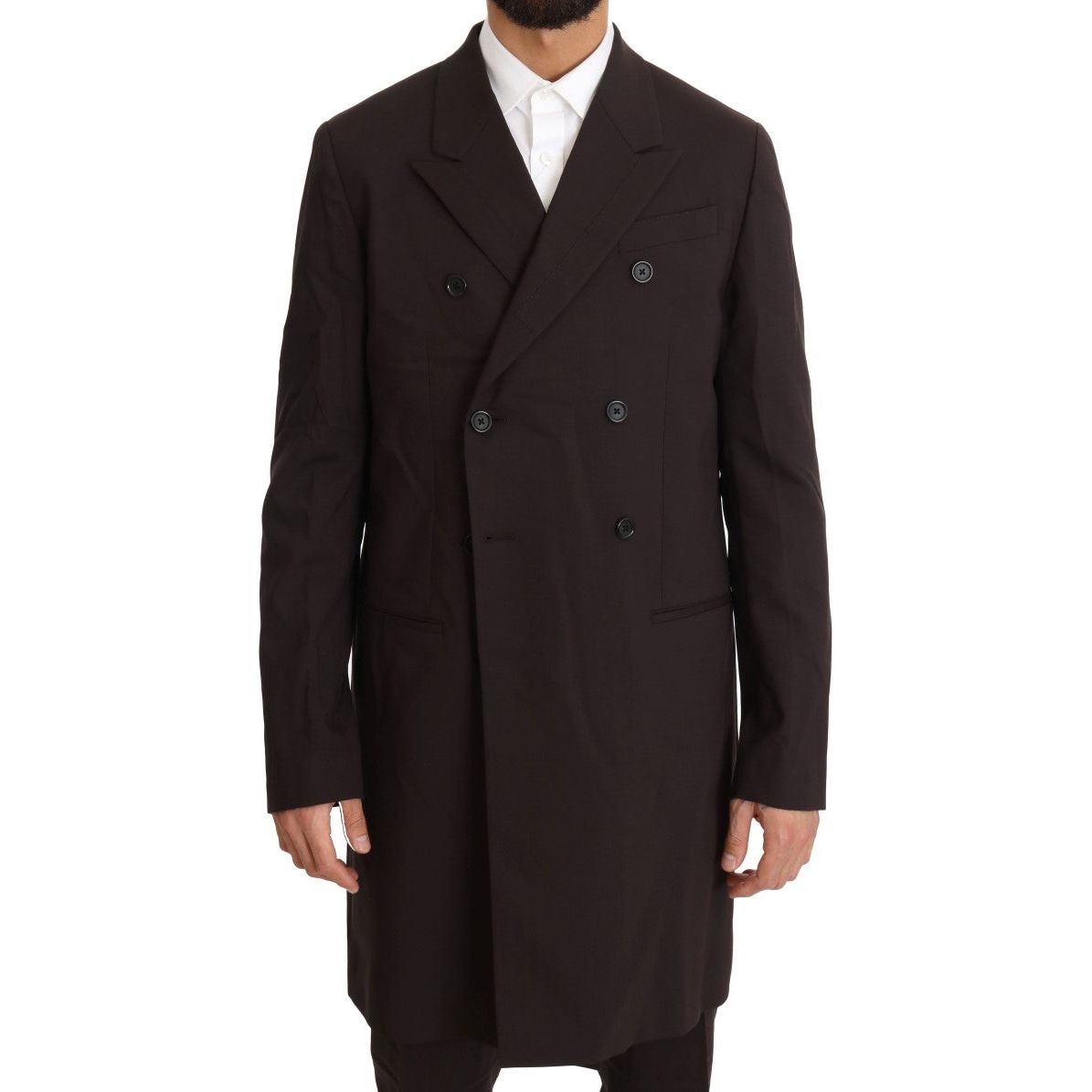 Dolce & Gabbana Elegant Bordeaux Double Breasted Suit bordeaux-wool-stretch-long-3-piece-suit Suit 464558-bordeaux-wool-stretch-long-3-piece-suit-3.jpg