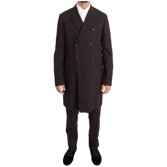 Dolce & Gabbana Elegant Bordeaux Double Breasted Suit Suit bordeaux-wool-stretch-long-3-piece-suit 464558-bordeaux-wool-stretch-long-3-piece-suit.jpg