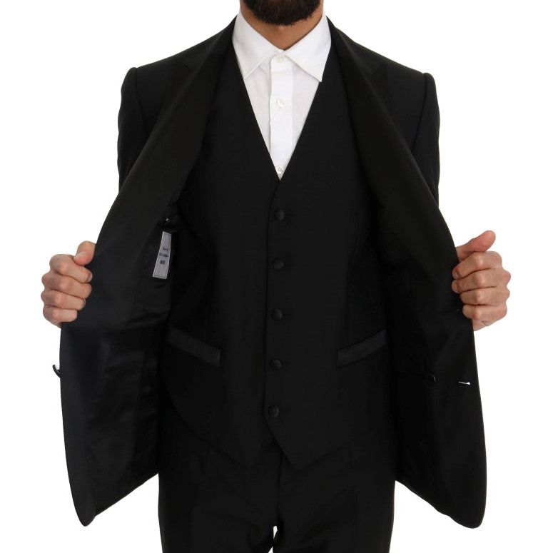 Dolce & Gabbana Elegant Black Three-Piece Suit with Saxophone Embroidery black-wool-silk-saxophone-slim-fit-suit Suit 464821-black-wool-silk-saxophone-slim-fit-suit-4.jpg