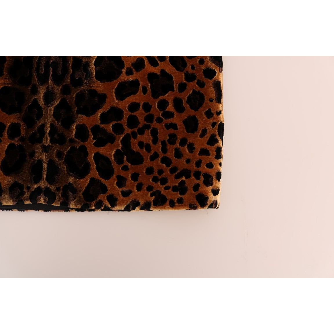 Dolce & Gabbana Sleeveless Leopard Mini Sheath Dress brown-leopard-print-silk-sheath-dress