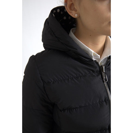 Dolce & GabbanaElegant Full Zip Black Hooded JacketMcRichard Designer Brands£1069.00