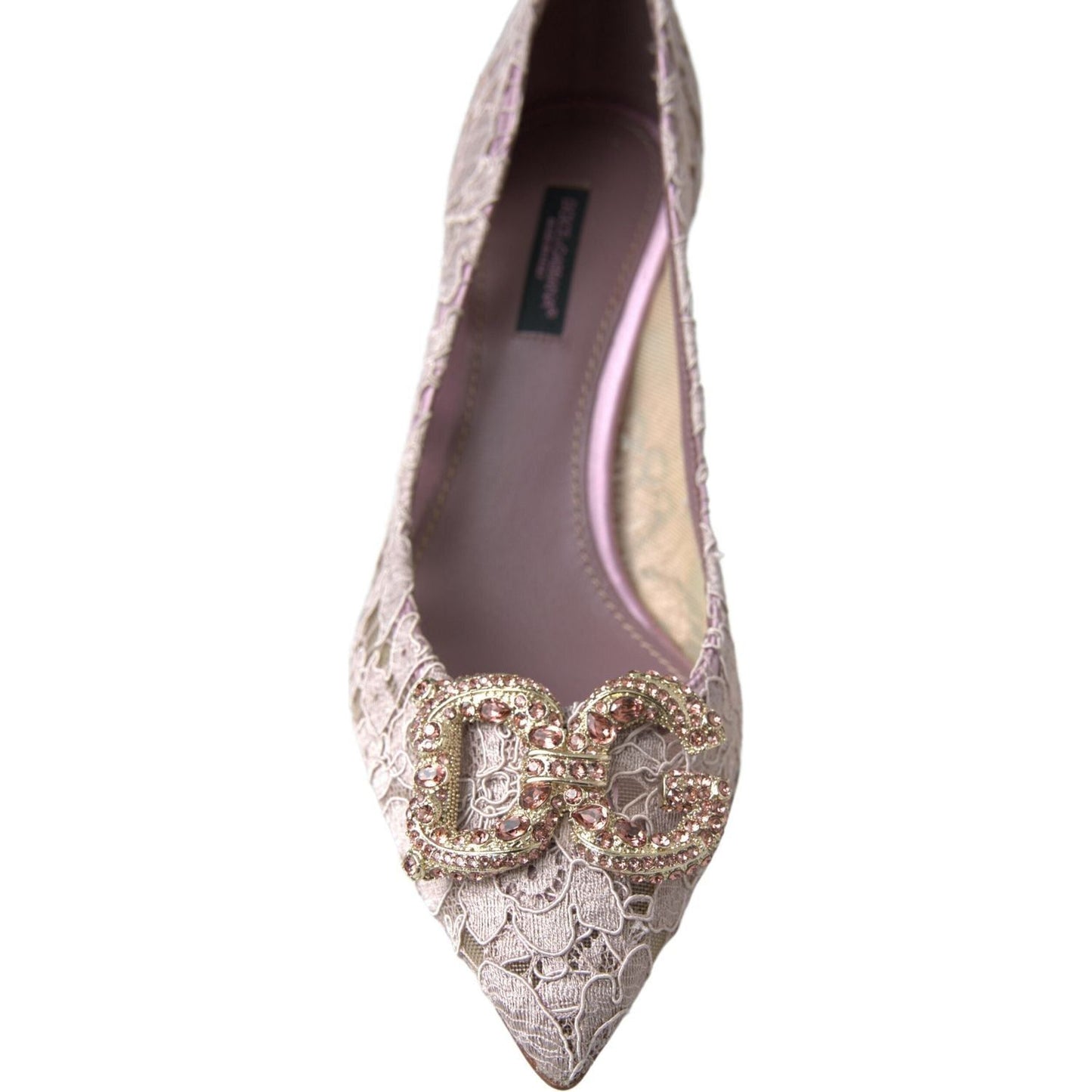 Dolce & Gabbana Elegant Pink Crystal Embellished Heels pink-floral-lace-dg-crystal-pumps-shoes 465A0085-scaled-4db9528f-91b.jpg