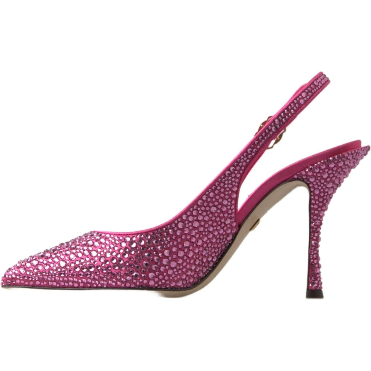 Dolce & Gabbana Elegant Slingback Heels in Pink Silk Blend pink-slingbacks-crystal-pumps-shoes 465A0088-scaled-7befa982-be6.jpg