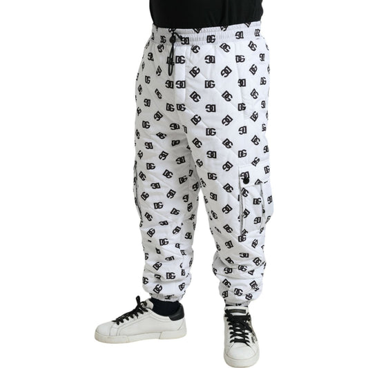 Dolce & Gabbana Chic White Jogger Pants with Iconic DG Print white-logo-dg-print-men-jogger-sweatpants-pants 465A0608-BG-1-scaled-7c0cb8be-643.jpg