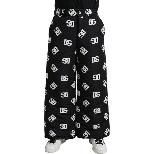 Dolce & Gabbana Elegant Wide Leg Signature Print Pants black-logo-dg-print-wide-leg-pants 465A0615-BG-scaled-e64e3e53-b44.jpg