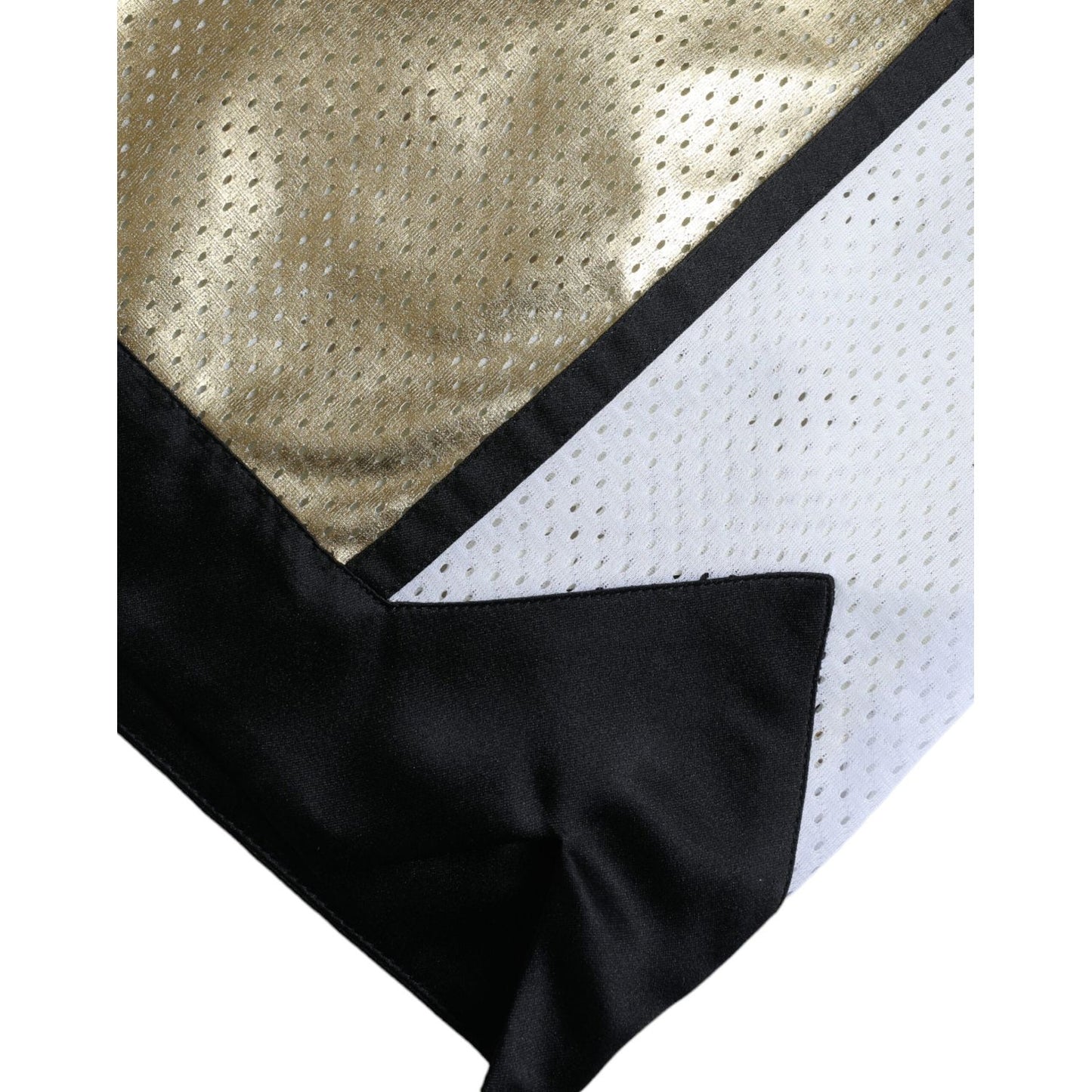 Dolce & Gabbana Elevated Elegance: High Waist Golden Shorts gold-polyester-perforated-high-waist-shorts 465A1063-BG-scaled-356d4530-fd4.jpg