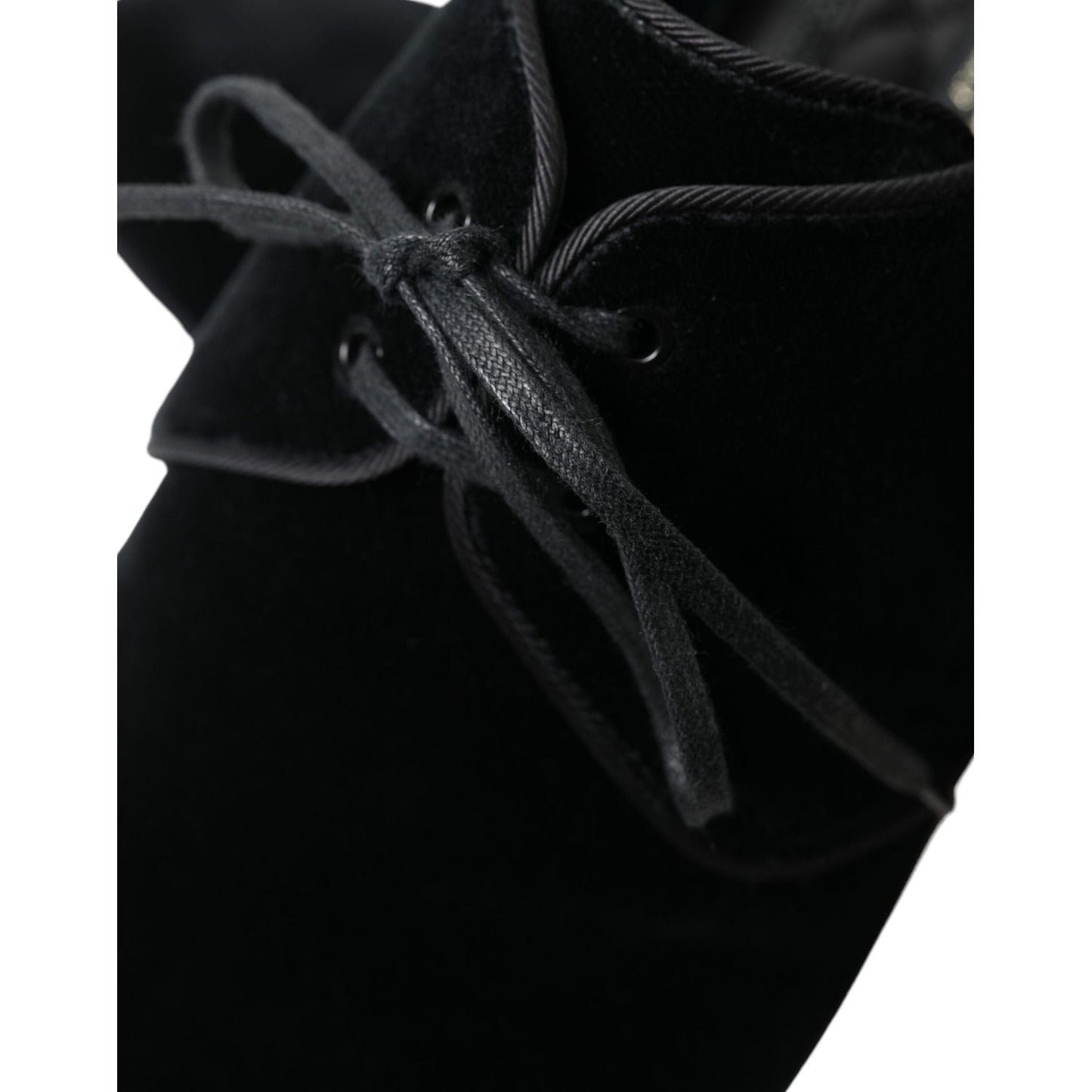 Dolce & Gabbana Elegant Black Velvet Derby Dress Shoes black-velvet-lace-up-formal-derby-dress-shoes 465A1268-bg-scaled-82185153-428.jpg