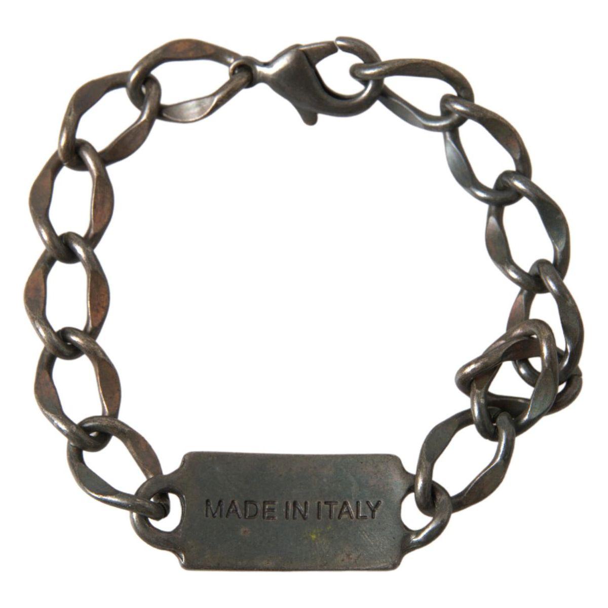 John Galliano Antique Silver Chain Link Bracelet for Women silver-tone-brass-chain-logo-plaque-branded-antique-bracelet 465A1286-scaled-5f08bd60-22b.jpg