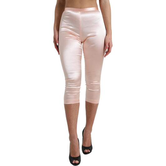 Dolce & Gabbana Pink Satin Silk Tights Cropped Pants pink-satin-silk-tights-cropped-pants 465A1572-BG-scaled-7a393cda-526.jpg