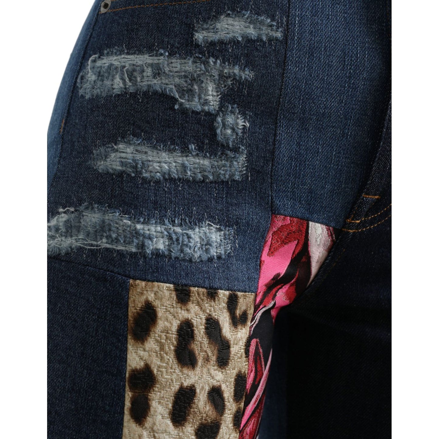 Dolce & Gabbana Vibrant Patchwork Skinny Jeans multicolor-patchwork-grace-skinny-denim-jeans