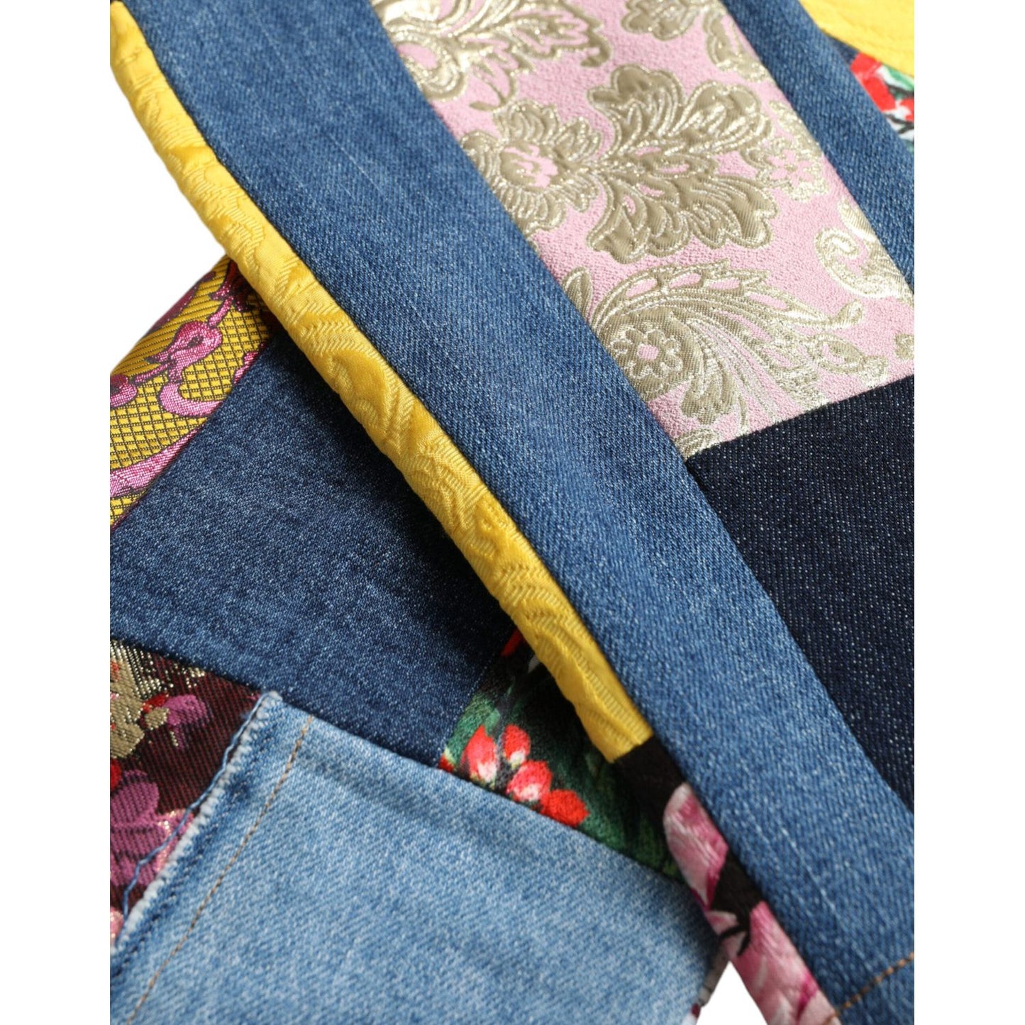 Dolce & Gabbana Vibrant Patchwork Skinny Jeans multicolor-patchwork-grace-skinny-denim-jeans