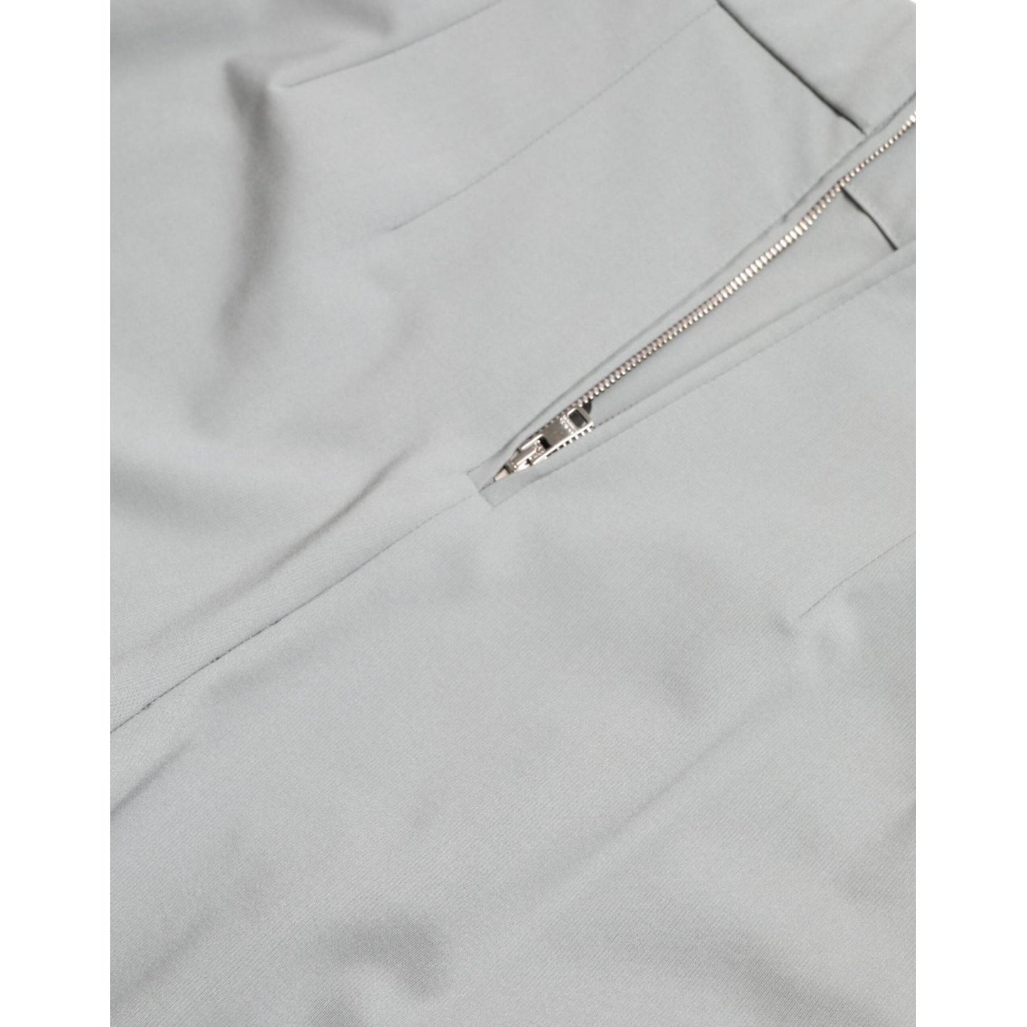 Dolce & Gabbana Elegant High Waist Leggings in Gray gray-nylon-slim-trouser-pants 465A1730-BG-scaled-e94a3a76-360.jpg