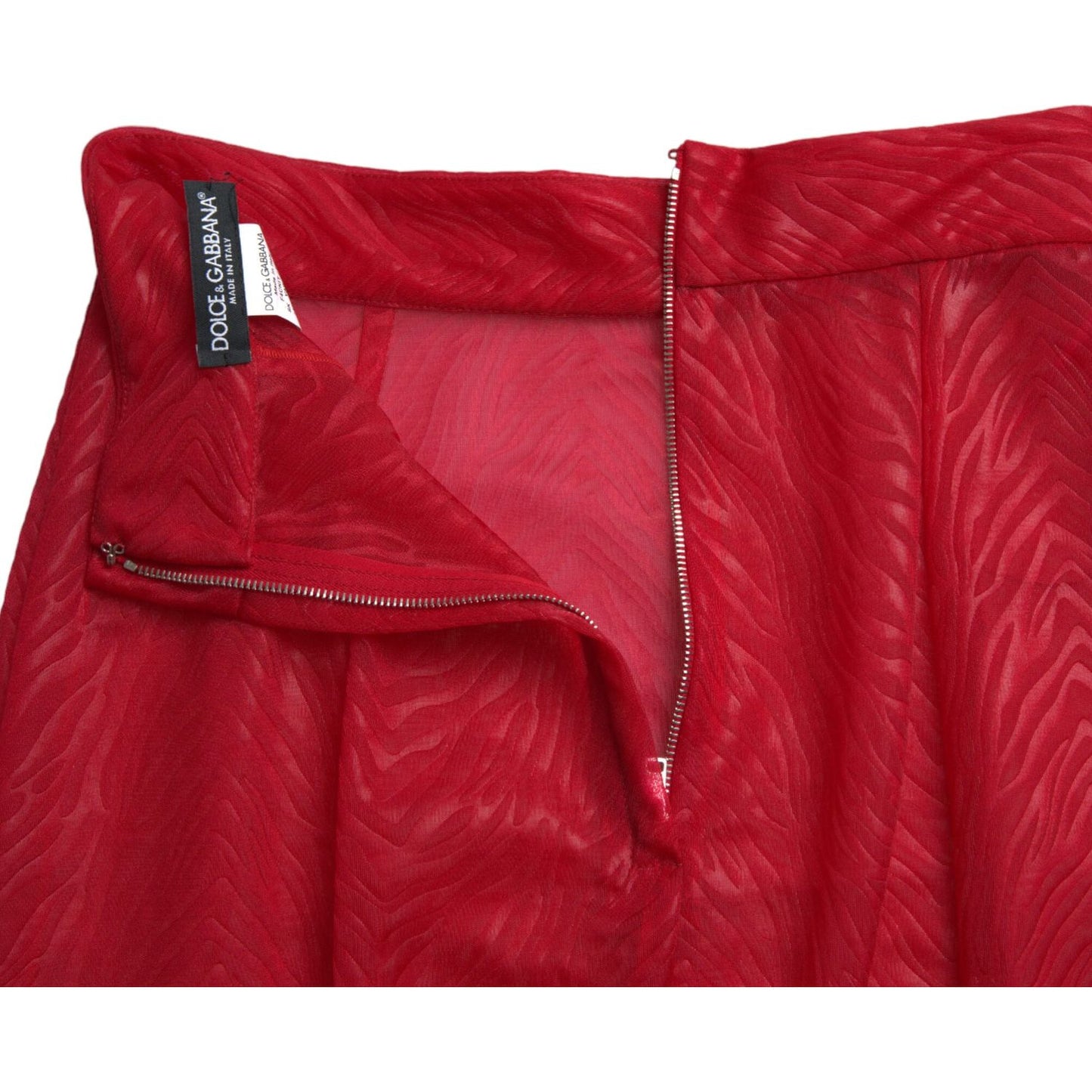 Dolce & Gabbana Chic Red High Waist Sheer Midi Skirt red-sheer-high-waist-pencil-cut-midi-skirt 465A1826-bg-scaled-c2ca276d-526.jpg