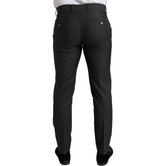 Dolce & Gabbana Elegant Dark Grey Skinny Dress Pants dark-gray-stretch-slim-formal-pants 465A2068-BG-scaled-526d1c96-493.jpg