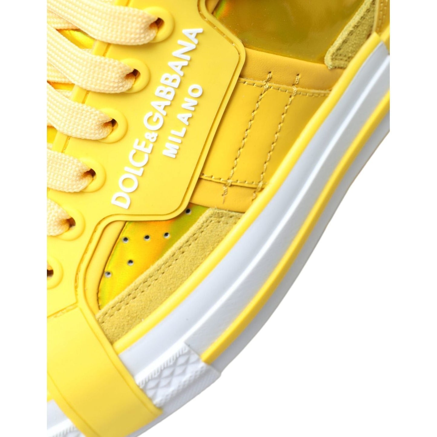 Dolce & Gabbana Chic High-Top Color-Block Sneakers yellow-white-leather-high-top-sneakers-shoes 465A2114-BG-scaled-999443a8-a06.jpg