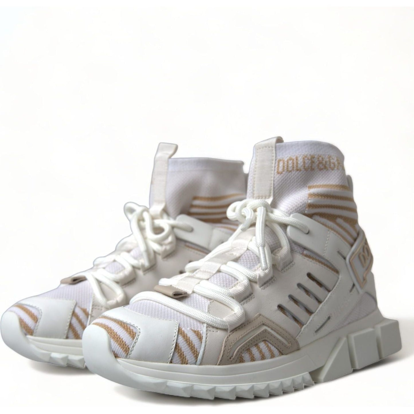 Dolce & Gabbana Elegant Sorrento Slip-On Sneakers in White and Beige white-beige-sorrento-socks-sneakers-shoes-1 465A2444-BG-scaled-50643736-9f1.jpg