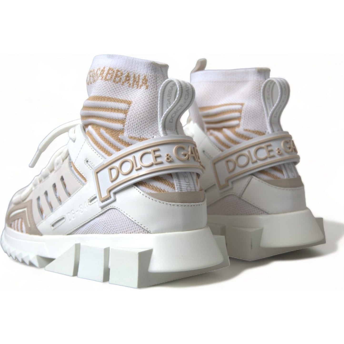 Dolce & Gabbana Elegant Sorrento Slip-On Sneakers in White and Beige white-beige-sorrento-socks-sneakers-shoes-1 465A2445-BG-scaled-27f5bf9b-d15.jpg