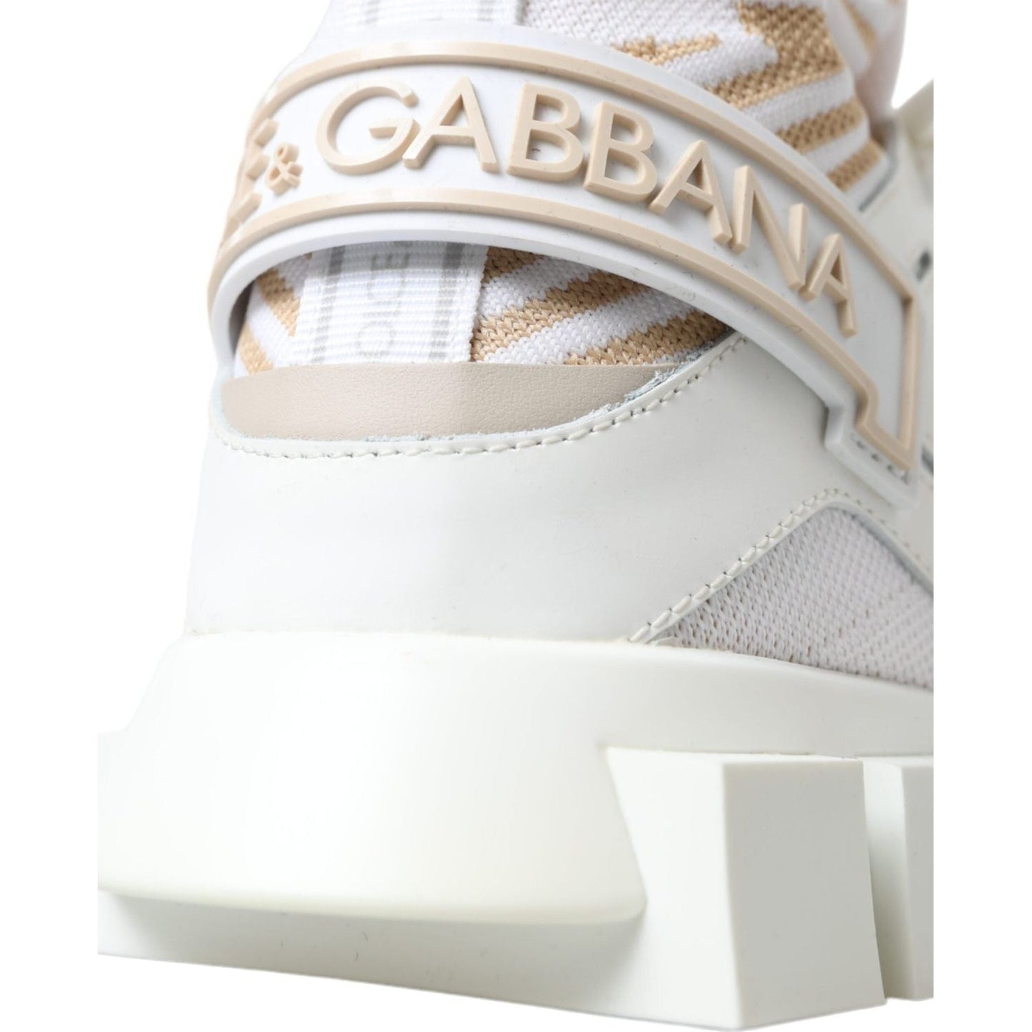 Dolce & Gabbana Elegant Sorrento Slip-On Sneakers in White and Beige white-beige-sorrento-socks-sneakers-shoes-1 465A2451-BG-scaled-3acccc08-c7a.jpg