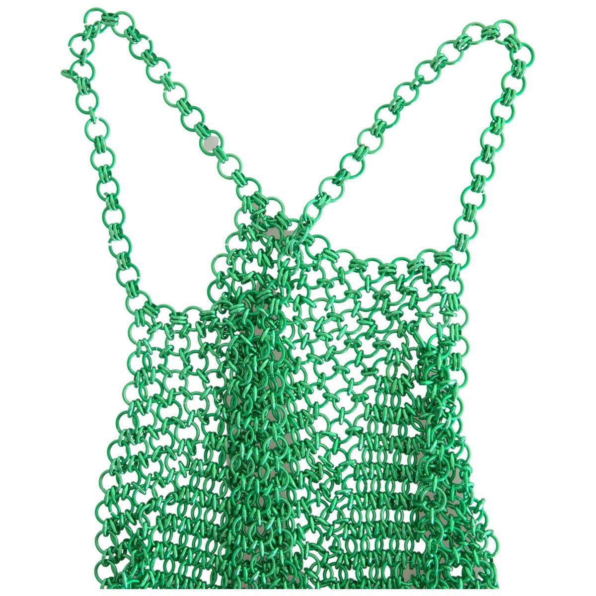 Dolce & Gabbana Emerald Halter Cropped Tank Top green-aluminum-sleeveless-halter-cropped-tank-top