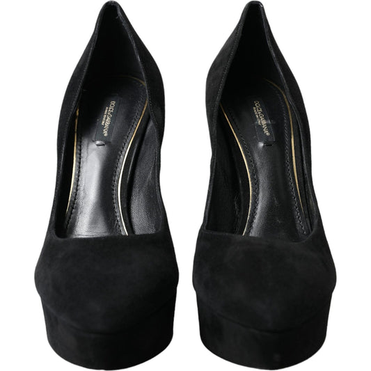 Dolce & Gabbana Black Suede Heeled Pumps Sophistication black-suede-leather-platform-heel-pumps-shoes 465A3206-BG-scaled-d85640f9-4c6.jpg