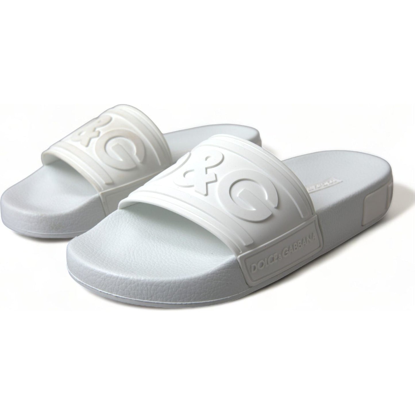 Dolce & Gabbana Elegant White Logo Slides white-rubber-sandals-slides-beachwear-shoes 465A3224-BG-scaled-ec899202-e91.jpg