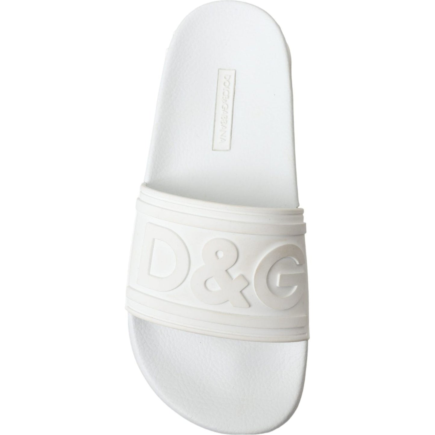Dolce & Gabbana Elegant White Logo Slides white-rubber-sandals-slides-beachwear-shoes 465A3232-BG-scaled-fbcfe23d-34e.jpg
