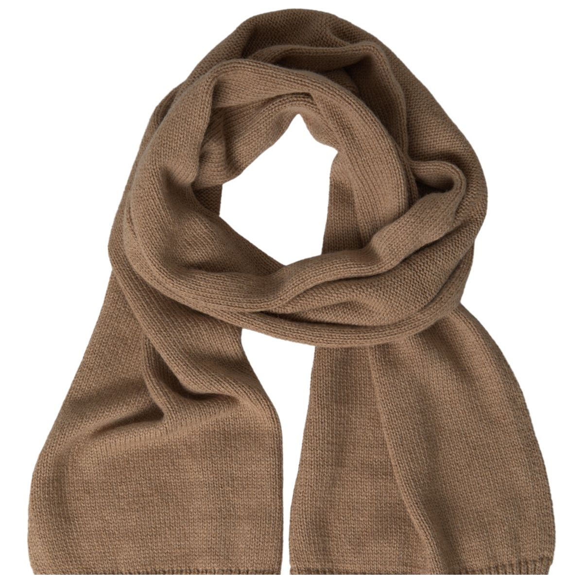 Dolce & Gabbana Elegant Camel Brown Women's Scarf brown-knitted-camel-wrap-shawl-foulard-scarf-1