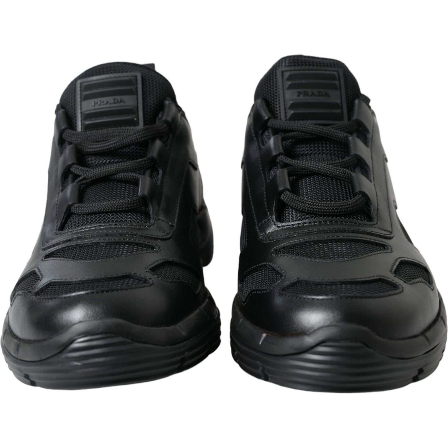 Prada Sleek Low Top Leather Sneakers in Timeless Black black-mesh-panel-low-top-twist-trainers-sneakers-shoes 465A4088-BG-scaled-51f5f9ad-e39.jpg