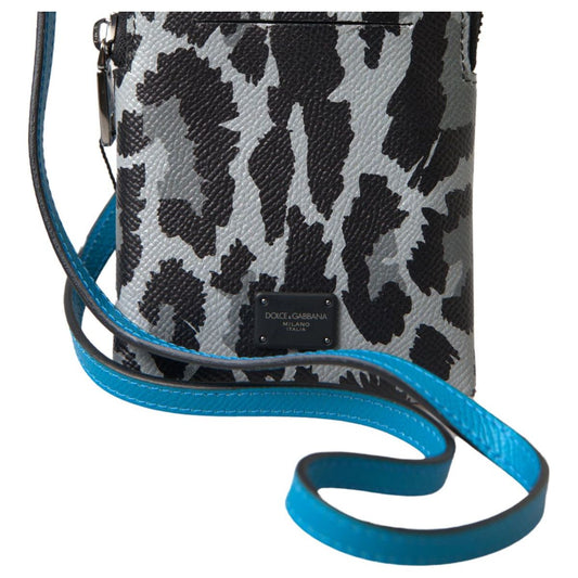 Dolce & Gabbana Elegant Leather Crossbody Phone Bag gray-leopard-leather-men-purse-crossbody-sling-phone-bag 465A4646-2dfea53d-4b3.jpg
