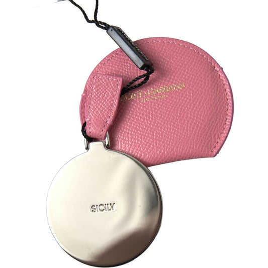 Dolce & GabbanaElegant Pink Leather Mirror HolderMcRichard Designer Brands£139.00