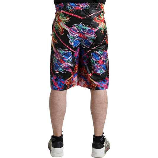 Dolce & Gabbana Elegant Luminary Print Bermuda Shorts multicolor-luminarie-print-men-bermuda-shorts