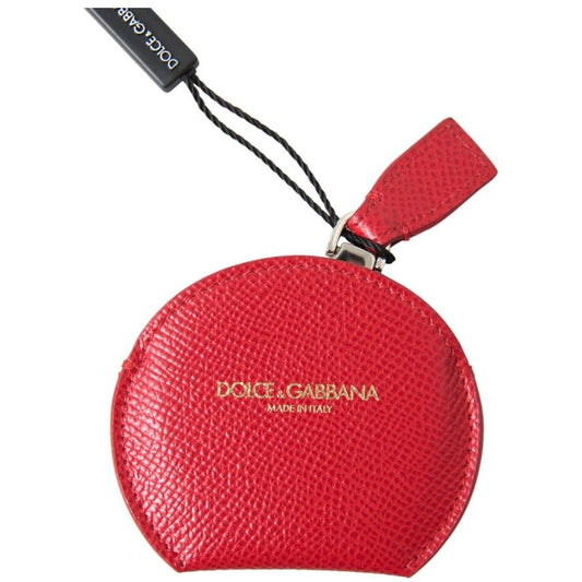 Dolce & Gabbana Elegant Red Leather Mirror Holder red-calfskin-leather-hand-mirror-holder 465A5088-Medium-5daaf329-e56.jpg