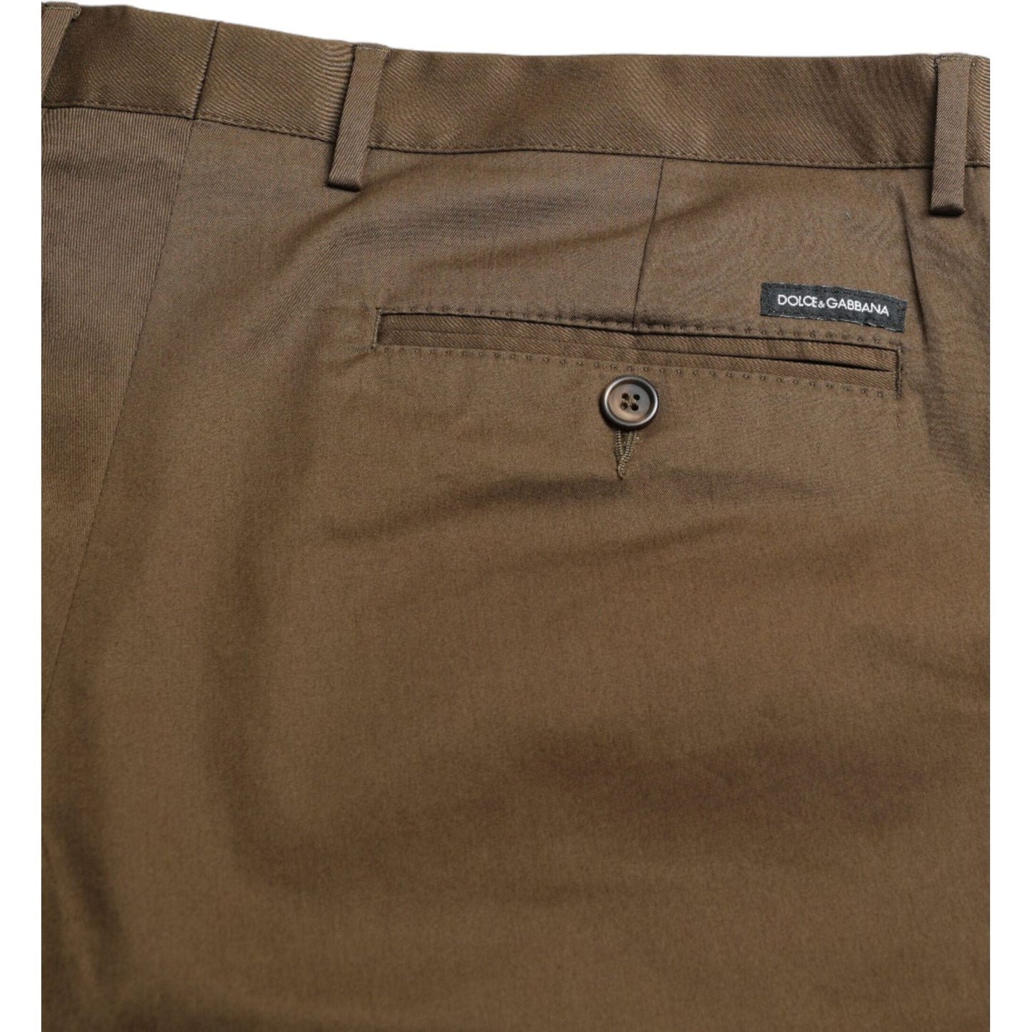 Dolce & Gabbana Chic Brown Bermuda Shorts with Logo Detail brown-cotton-stretch-men-bermuda-shorts