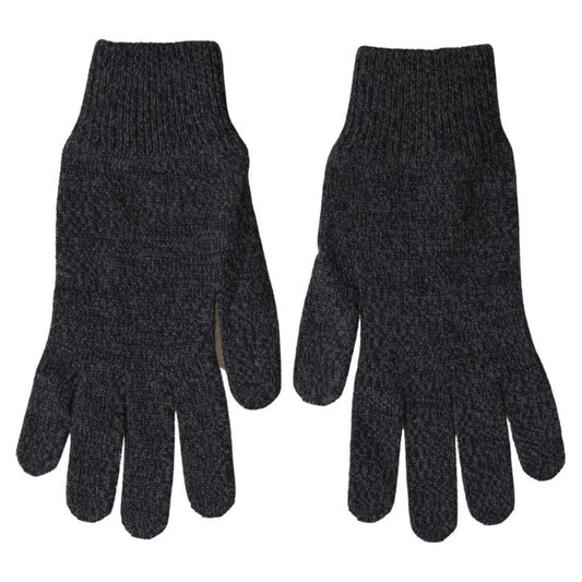 Dolce & GabbanaElegant Virgin Wool Winter Gloves in GrayMcRichard Designer Brands£129.00
