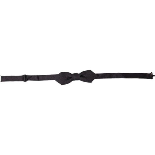 Dolce & Gabbana Elegant Black Fantasy Silk Bow Tie black-fantasy-silk-adjustable-neck-men-papillon-bow-tie 465A6762-BG-scaled-c010e0c2-621.jpg