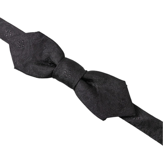 Dolce & Gabbana Elegant Black Fantasy Silk Bow Tie black-fantasy-silk-adjustable-neck-men-papillon-bow-tie 465A6763-BG-scaled-9e6008ea-d27.jpg