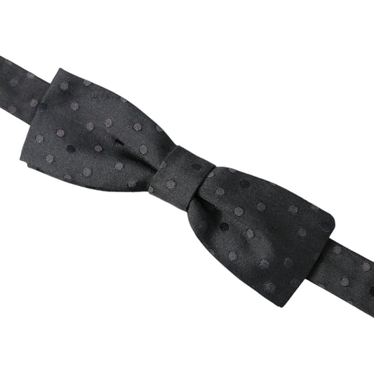 Dolce & Gabbana Opulent Silk Polka Dot Bow Tie for Men gray-polka-dot-silk-adjustable-neck-men-papillon-bow-tie 465A6772-BG-scaled-e14aa8ab-716.jpg