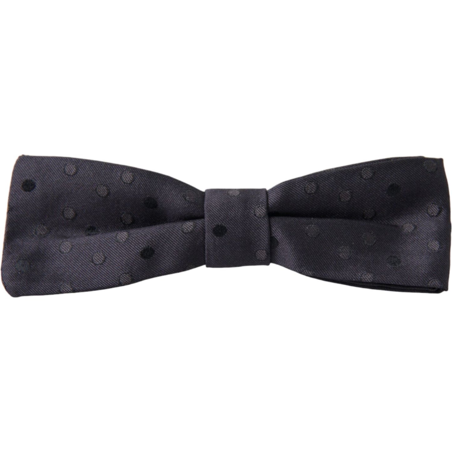 Dolce & Gabbana Elegant Silk Polka Dot Bow Tie blue-polka-dot-silk-adjustable-neck-men-papillon-bow-tie